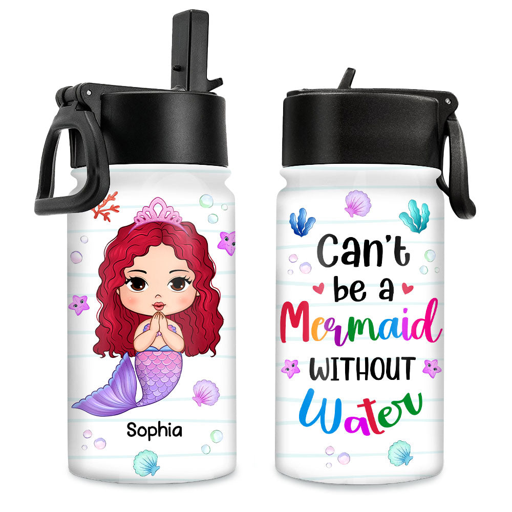 Personalized Gift For Kids Back To School Kids Water Bottle With Straw Lid 27763 Primary Mockup