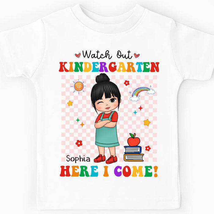Personalized Back To School Gift For Granddaughter Kid T Shirt 27764 1