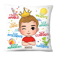 Personalized Gifts For Grandson Spanish Soy Amable Pillow 27768 thumb 1