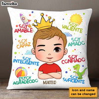 Personalized Gifts For Grandson Spanish Soy Amable Pillow 27768 thumb 1