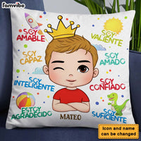 Personalized Gifts For Grandson Spanish Soy Amable Pillow 27768 thumb 1