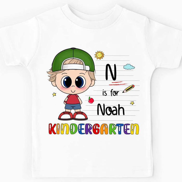 Personalized Gift For Grandson Back To School Kid T Shirt 27769 1