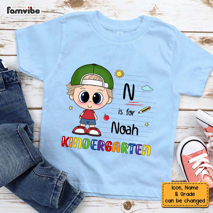 Personalized Gift For Grandson Back To School Kid T Shirt 27769 1