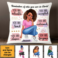 Personalized Gift For Daughter Reminder In Christ Pillow 27770 thumb 1