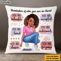 Personalized Gift For Daughter Reminder In Christ Pillow 27770 thumb 1