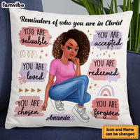 Personalized Gift For Daughter Reminder In Christ Pillow 27770 thumb 1