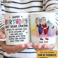 Personalized Birthday Gift For Senior Friends Mug 27772 thumb 1