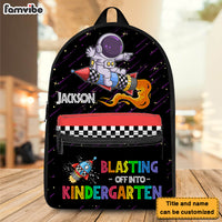 Personalized Back To School Gift For Grandson Astronaut Blasting Off BackPack 27773 thumb 1