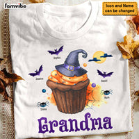 Personalized Gift For Grandma Halloween Cup Cake Shirt - Hoodie - Sweatshirt 27774 thumb 1