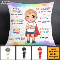 Personalized Gifts For Grandson Dream Big Pillow 27775 thumb 1
