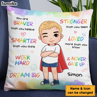 Personalized Gifts For Grandson Dream Big Pillow 27775 thumb 1
