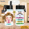 Personalized Gifts For Granddaughter Motivation Kids Water Bottle With Straw Lid 27776 1