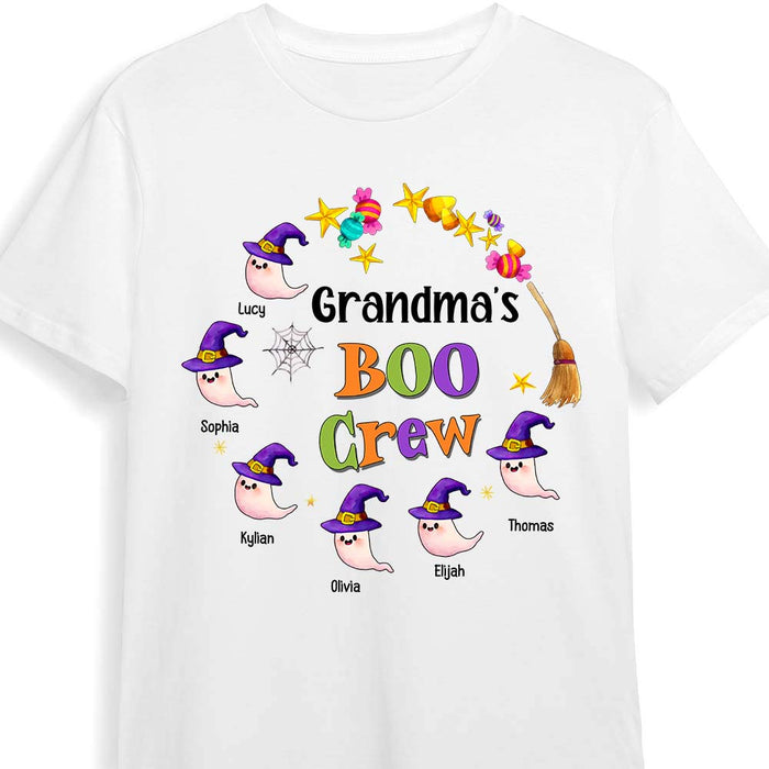 Personalized Gift For Grandma's Boo Crew Halloween Shirt - Hoodie - Sweatshirt 27777 1