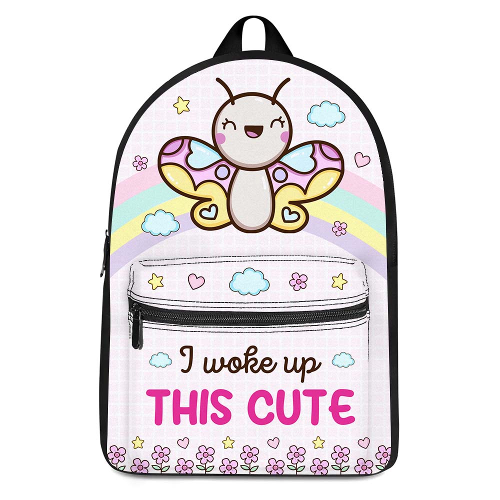 Personalized Gift For Granddaughter Cute Butterfly BackPack 27779 Primary Mockup