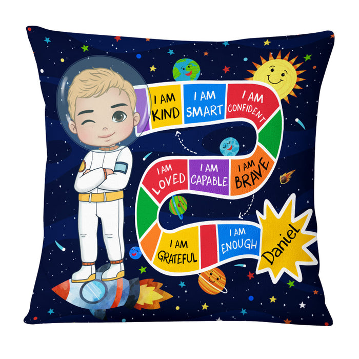 Personalized Gifts For Grandson I Am Brave Astronaut Pillow 27781 1