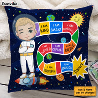 Personalized Gifts For Grandson I Am Brave Astronaut Pillow 27781 thumb 1