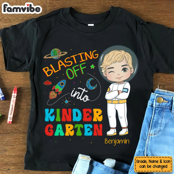 Personalized Gift For Grandson School Space Kid T Shirt 27782 1