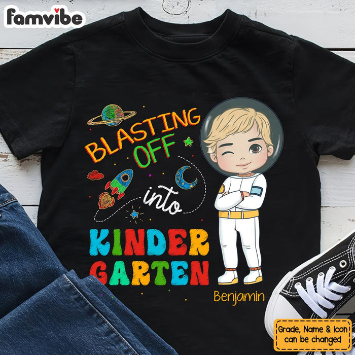 Personalized Gift For Grandson School Space Kid T Shirt 27782 1