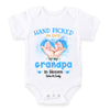 Personalized Gift For Newborn Baby Hand Picked For Earth In Heaven Baby Onesie 27783 1