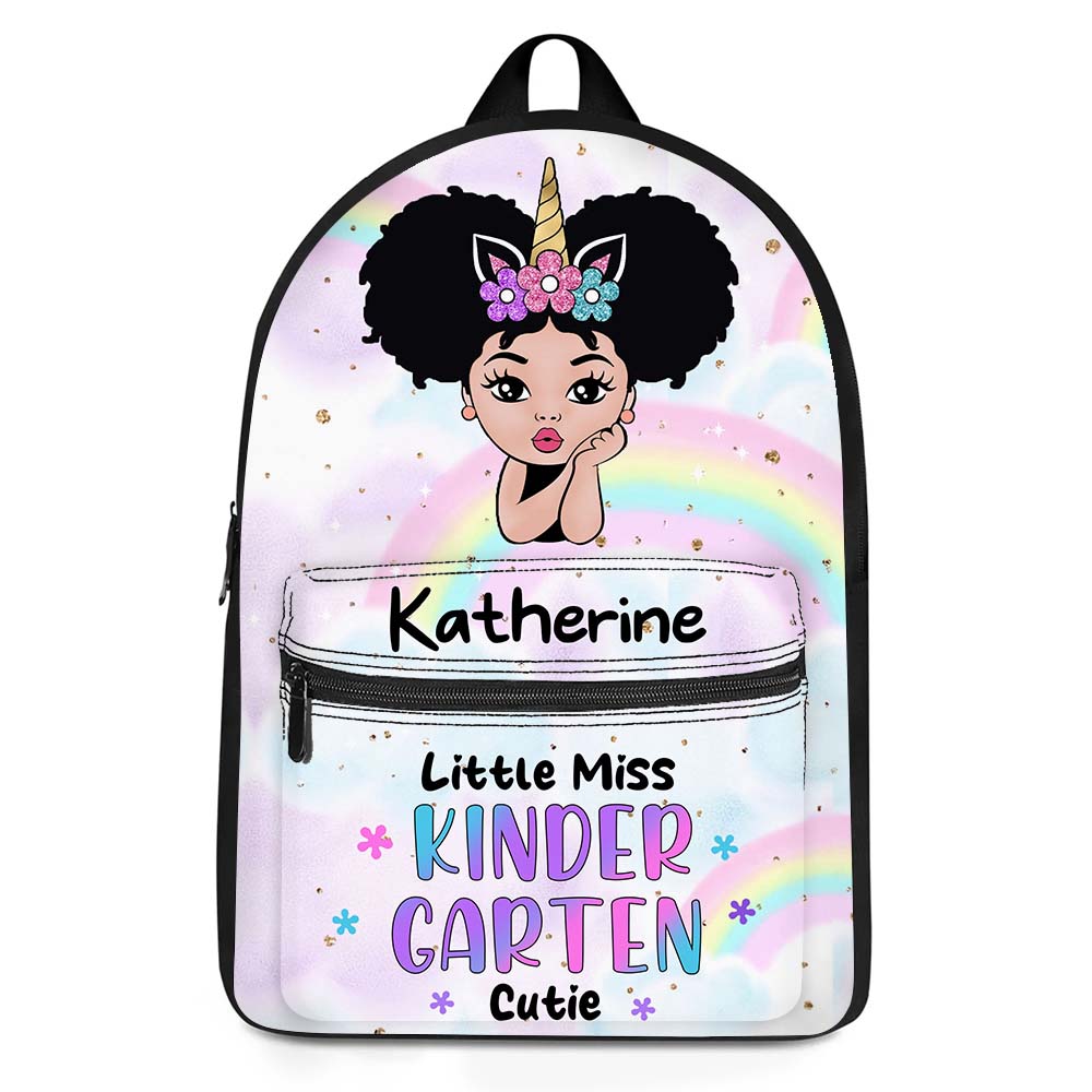 Personalized Back To School Gift For Granddaughter Little Miss Cutie BackPack 27784 Primary Mockup