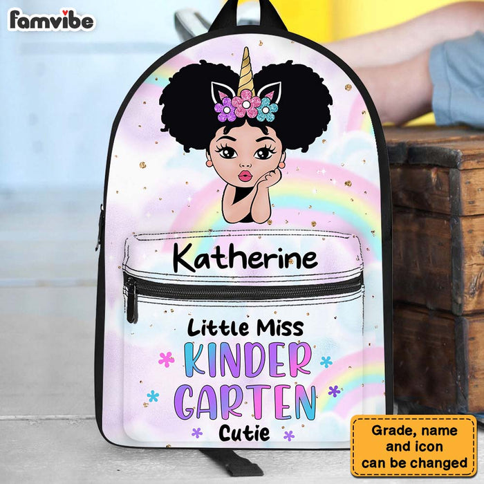 Personalized Back To School Gift For Granddaughter Little Miss Cutie BackPack 27784 1