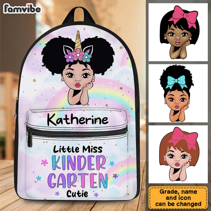 Personalized Back To School Gift For Granddaughter Little Miss Cutie BackPack 27784 1