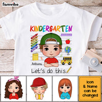 Personalized Gift For Grandson Kindergarten Let's Do This Kid T Shirt 27787 thumb 1