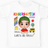 Personalized Gift For Grandson Kindergarten Let's Do This Kid T Shirt 27787 1