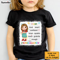 Personalized Gift For Granddaughter Back To School Affirmation Kid T Shirt 27789 thumb 1