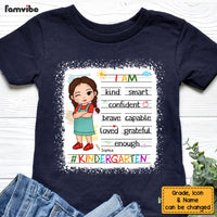 Personalized Gift For Granddaughter Back To School Affirmation Kid T Shirt 27789 thumb 1