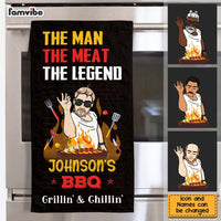 Personalized Gift For Grill Grandpa Father Towel 27791 thumb 1