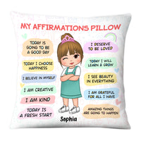 Personalized Gift For Granddaughter Daily Affirmation Pillow 27792 thumb 1