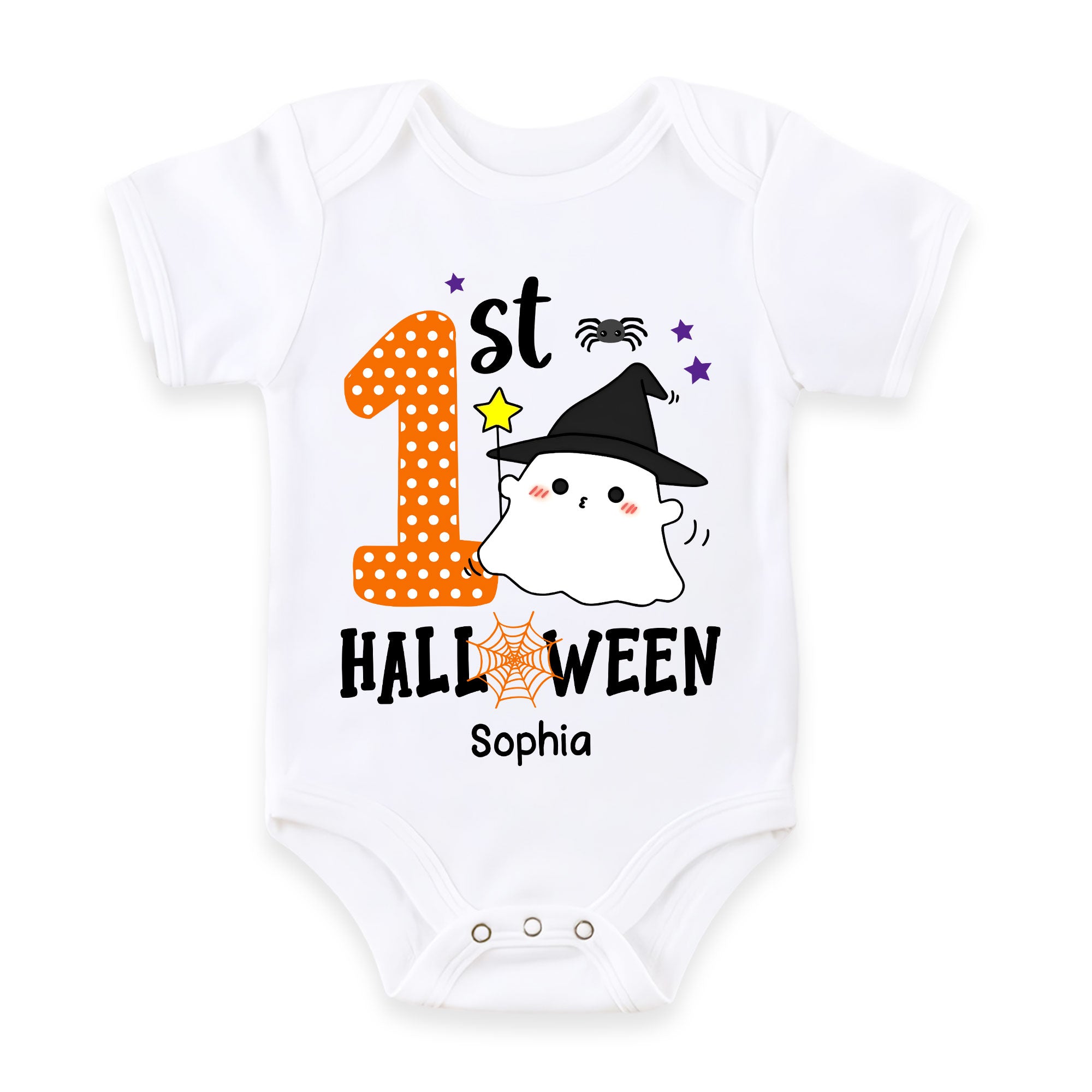 Personalized Gift For Baby My First Halloween Baby Onesie 27795 Primary Mockup