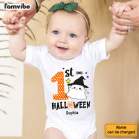 Personalized Gift For Baby My First Halloween Baby Onesie 27795 thumb 1