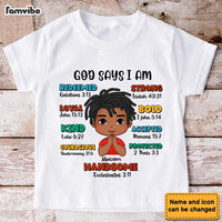 Personalized Gift For Grandson God Says Bible Verses Kid T Shirt 27796 thumb 1