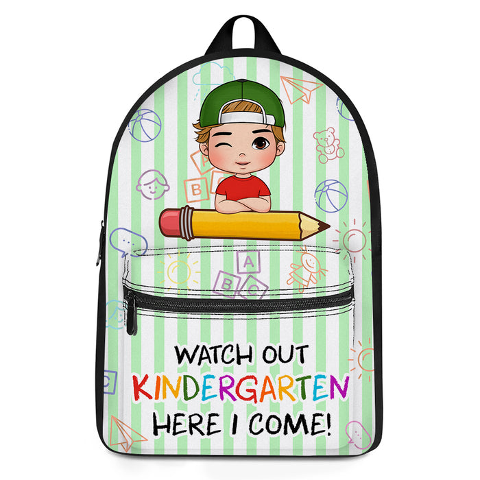 Personalized Gifts For Grandson Back To School Here I Come BackPack 27797 1
