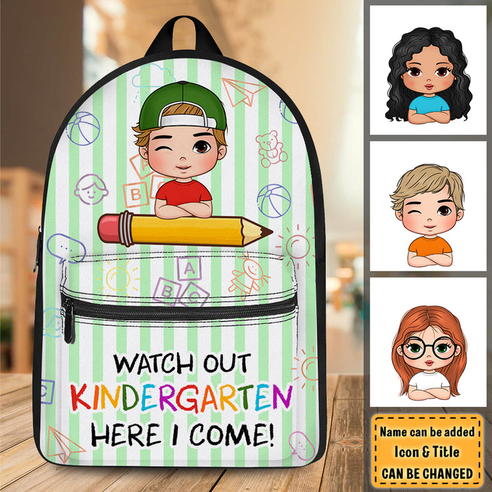 Personalized Gifts For Grandson Back To School Here I Come BackPack 27797 1