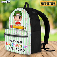 Personalized Gifts For Grandson Back To School Here I Come BackPack 27797 thumb 1