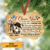 Personalized I Choose You Couple Benelux Ornament NB211 30O47 thumb 1