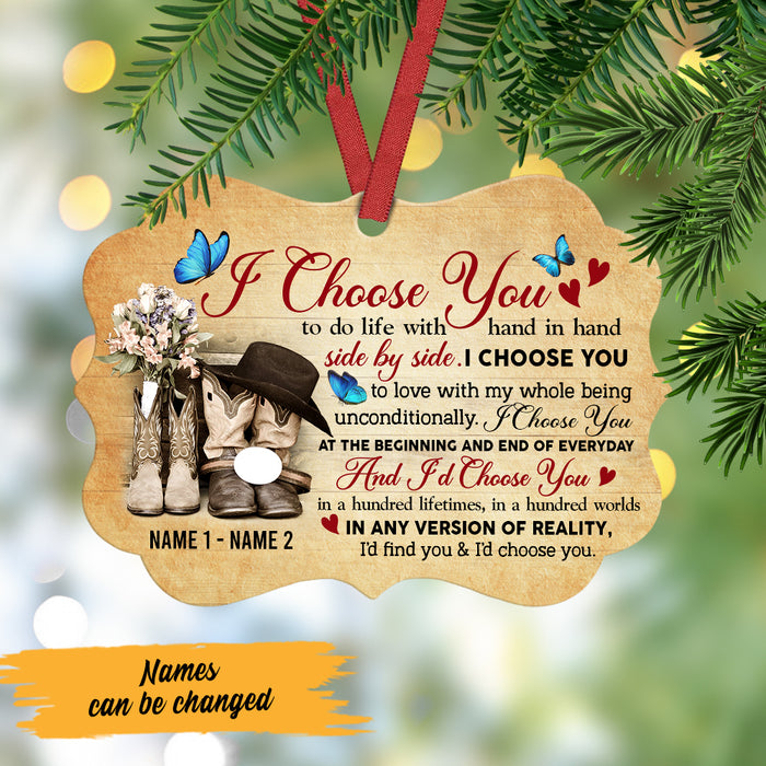 Personalized I Choose You Couple Benelux Ornament NB211 30O47 1