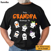 Personalized Gift For Grandpa Halloween This Papa Belongs To Shirt - Hoodie - Sweatshirt 27801 thumb 1