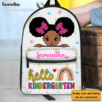 Personalized Back To School Gift For Granddaughter Hello Cute Girl BackPack 27802 thumb 1
