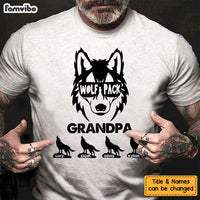 Personalized Gift For Grandpa Wolf Shirt - Hoodie - Sweatshirt 27810 thumb 1