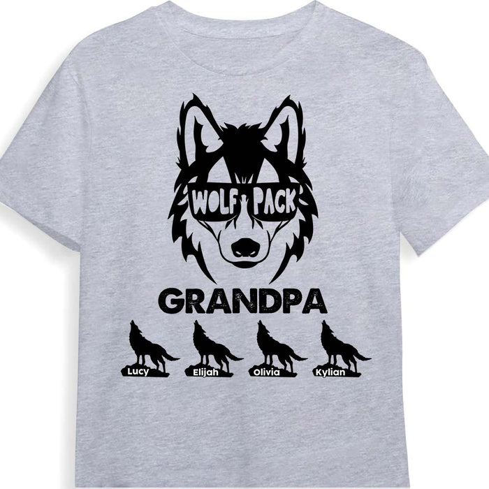 Personalized Gift For Grandpa Wolf Shirt - Hoodie - Sweatshirt 27810 1