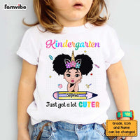 Personalized Gift For Granddaughter Back To School Just Got A Lot Cuter Kid T Shirt 27812 thumb 1