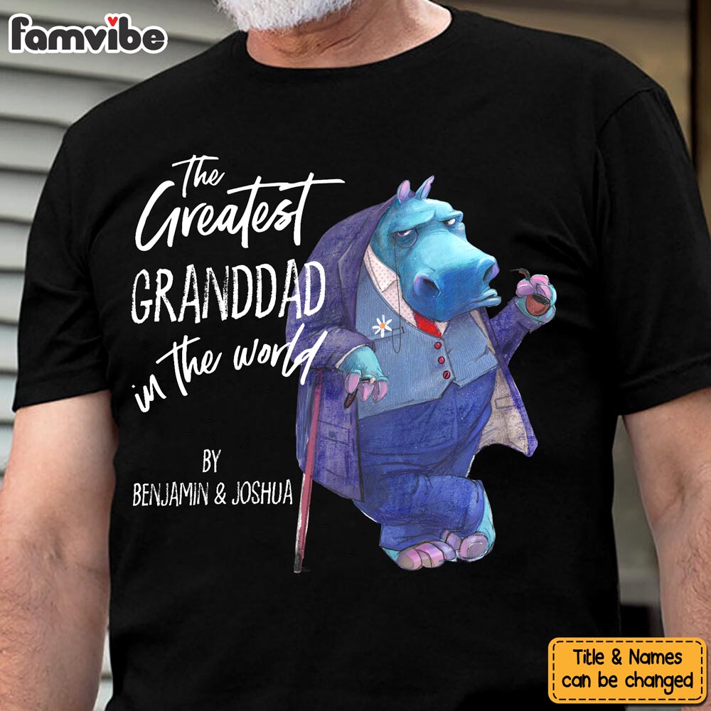 Personalized Gift For Grandpa Greatest Grandad In The World Shirt Hoodie Sweatshirt 27813 Primary Mockup