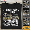 Personalized Two Title Dad And Grandpa Shirt - Hoodie - Sweatshirt 27816 1