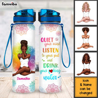 Personalized Daughter Yoga Quiet Your Mind Listen To Your Soul Tracker Bottle 27824 thumb 1