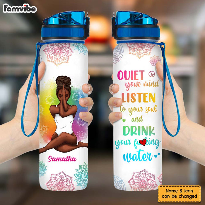 Personalized Daughter Yoga Quiet Your Mind Listen To Your Soul Tracker Bottle 27824 1