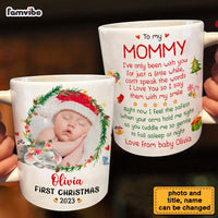 Personalized Gift For Baby First Christmas Photo Mug 27832 thumb 1